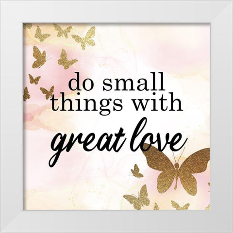 Small Things 2 White Modern Wood Framed Art Print by Allen, Kimberly