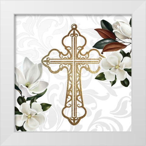 In Love 2 v3 White Modern Wood Framed Art Print by Allen, Kimberly