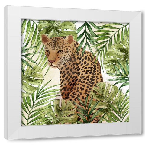 Big Cats 3 White Modern Wood Framed Art Print by Allen, Kimberly