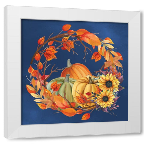 In the Fall 5 White Modern Wood Framed Art Print by Allen, Kimberly