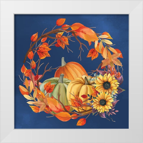 In the Fall 5 White Modern Wood Framed Art Print by Allen, Kimberly