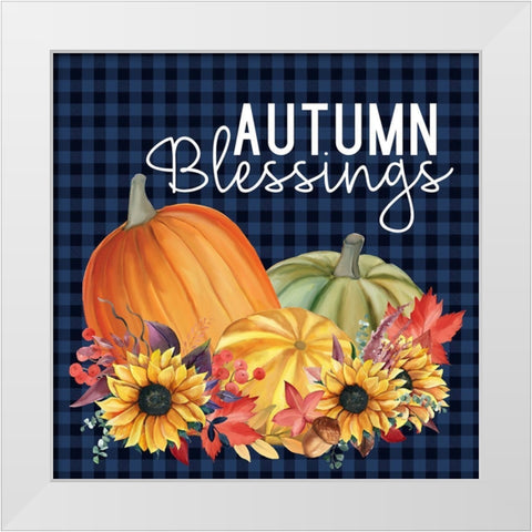 In the Fall 6 White Modern Wood Framed Art Print by Allen, Kimberly