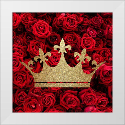 Perfume Roses 2 White Modern Wood Framed Art Print by Allen, Kimberly