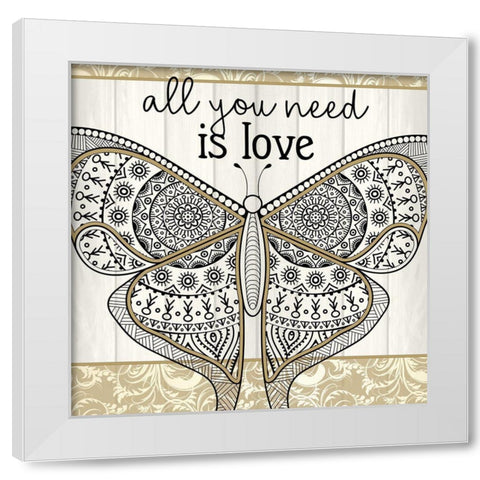 Your Soul 2 White Modern Wood Framed Art Print by Allen, Kimberly
