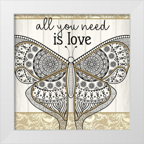 Your Soul 2 White Modern Wood Framed Art Print by Allen, Kimberly
