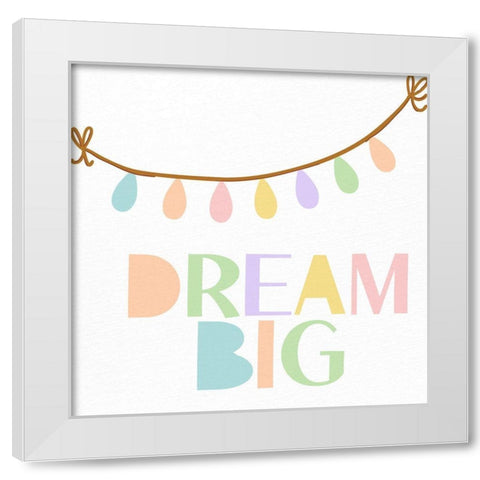 Kind and Brave 2 White Modern Wood Framed Art Print by Allen, Kimberly