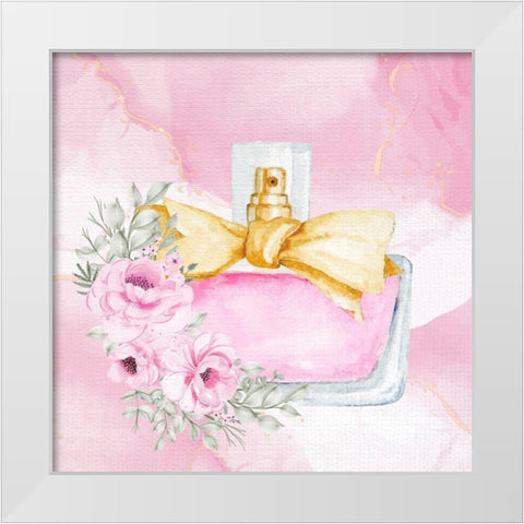 Pretty Pink 1 White Modern Wood Framed Art Print by Allen, Kimberly