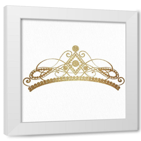 Princess Parking 2 White Modern Wood Framed Art Print by Allen, Kimberly