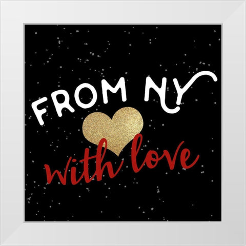 From NY 3 White Modern Wood Framed Art Print by Allen, Kimberly