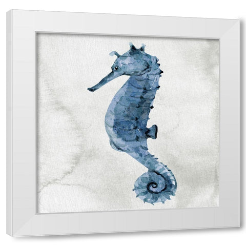 Sea Life 1 White Modern Wood Framed Art Print by Allen, Kimberly