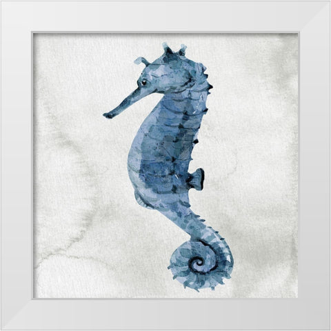 Sea Life 1 White Modern Wood Framed Art Print by Allen, Kimberly