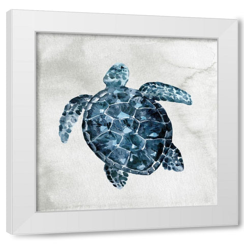 Sea Life 2 White Modern Wood Framed Art Print by Allen, Kimberly