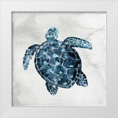 Sea Life 2 White Modern Wood Framed Art Print by Allen, Kimberly