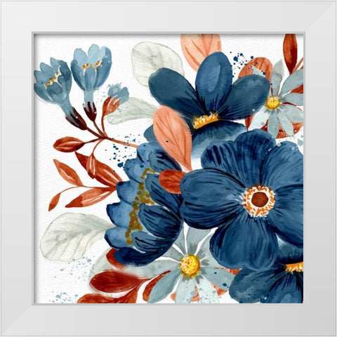 Wildflower View  2 White Modern Wood Framed Art Print by Allen, Kimberly