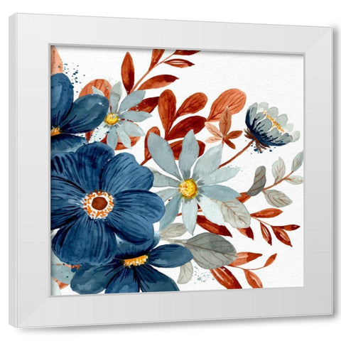 Wildflower View 1 White Modern Wood Framed Art Print by Allen, Kimberly
