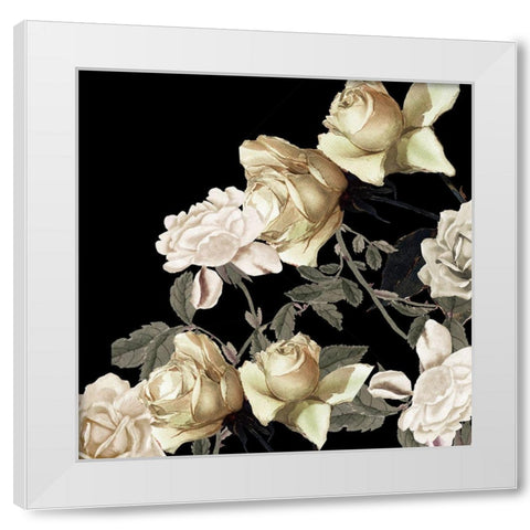 Elegance 2 White Modern Wood Framed Art Print by Allen, Kimberly