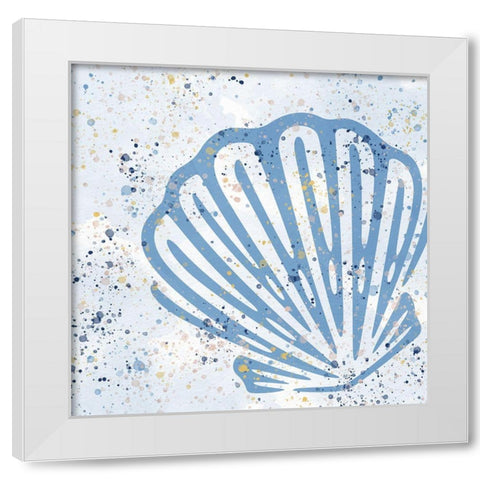 Spotted Sea 4 White Modern Wood Framed Art Print by Allen, Kimberly