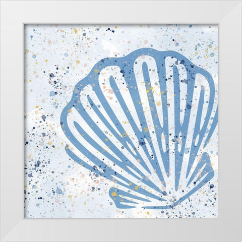 Spotted Sea 4 White Modern Wood Framed Art Print by Allen, Kimberly