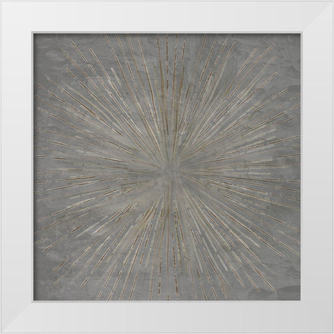 Sun Light 1 Grey White Modern Wood Framed Art Print by Allen, Kimberly