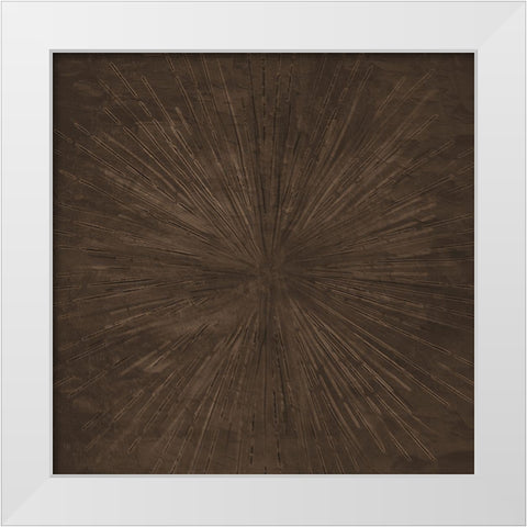 Sun Light 1 Brown White Modern Wood Framed Art Print by Allen, Kimberly