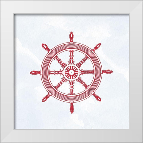 My Anchor 3 White Modern Wood Framed Art Print by Allen, Kimberly