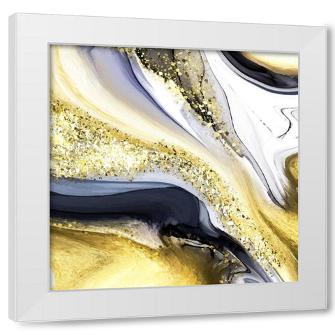 Rise White Modern Wood Framed Art Print by Allen, Kimberly