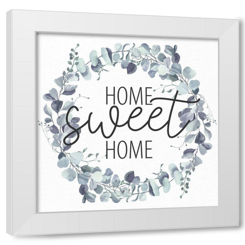 Sweet Home White Modern Wood Framed Art Print by Allen, Kimberly