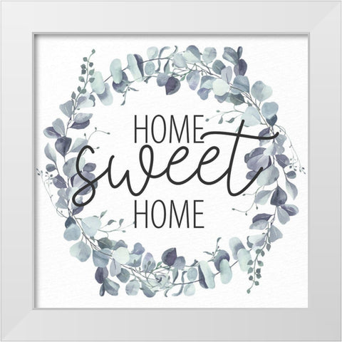 Sweet Home White Modern Wood Framed Art Print by Allen, Kimberly