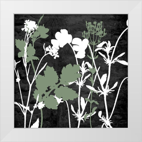 Sketched Field 2 White Modern Wood Framed Art Print by Allen, Kimberly
