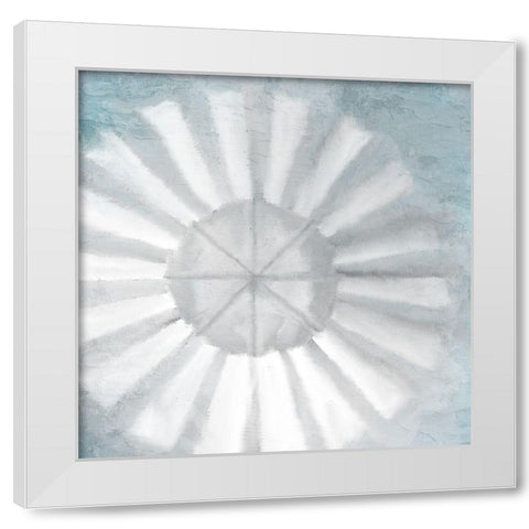 Spin White Modern Wood Framed Art Print by Allen, Kimberly