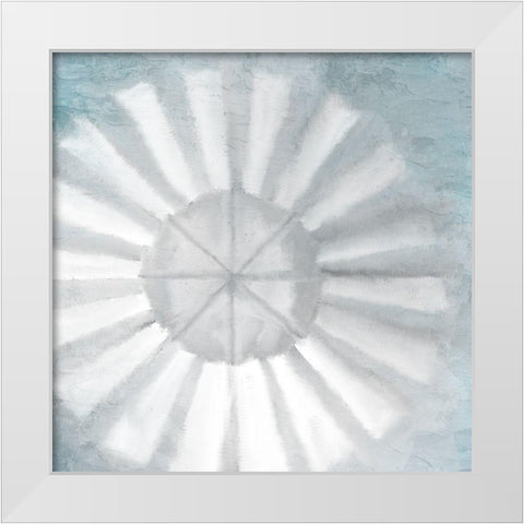 Spin White Modern Wood Framed Art Print by Allen, Kimberly