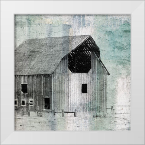 Aged White Modern Wood Framed Art Print by Allen, Kimberly