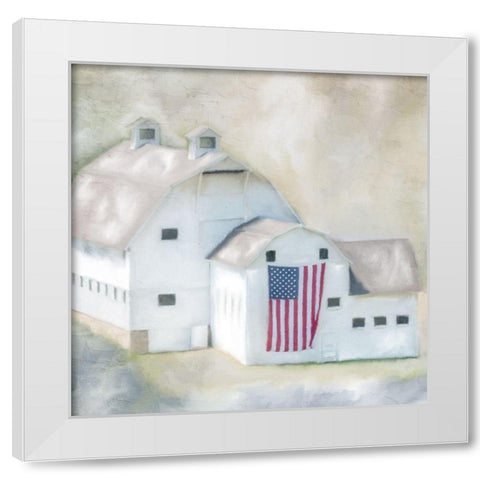 American Barn White Modern Wood Framed Art Print by Allen, Kimberly