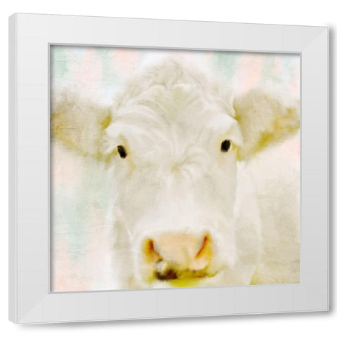Bess White Modern Wood Framed Art Print by Allen, Kimberly