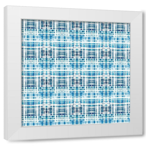 Patterned Sea 1 White Modern Wood Framed Art Print by Allen, Kimberly