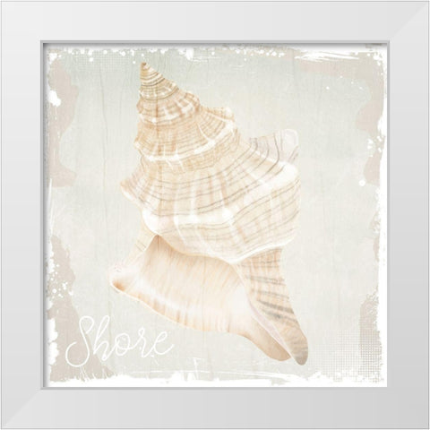 Shore Coast 1 White Modern Wood Framed Art Print by Allen, Kimberly