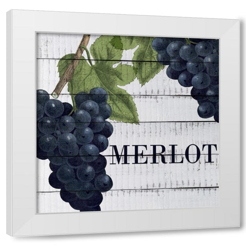 The Best Wine 3 White Modern Wood Framed Art Print by Allen, Kimberly
