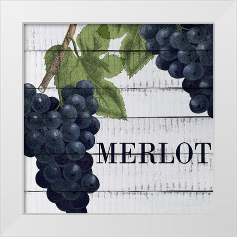 The Best Wine 3 White Modern Wood Framed Art Print by Allen, Kimberly