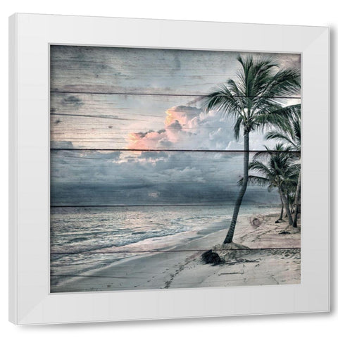Beach Days White Modern Wood Framed Art Print by Allen, Kimberly