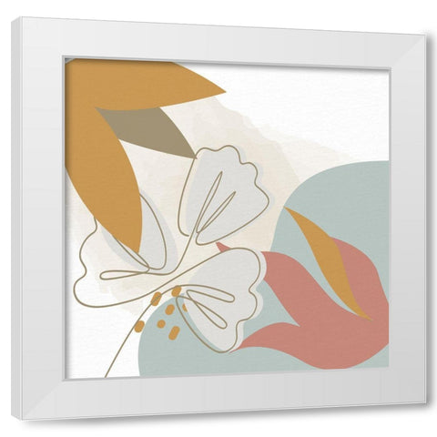 Soft Organics 1 White Modern Wood Framed Art Print by Allen, Kimberly