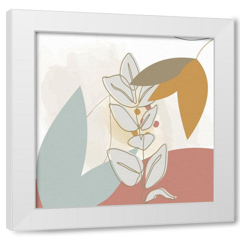 Soft Organics 2 White Modern Wood Framed Art Print by Allen, Kimberly