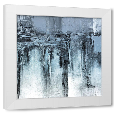 Winters Storm White Modern Wood Framed Art Print by Allen, Kimberly