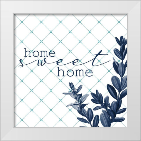 Happy Home 2 White Modern Wood Framed Art Print by Allen, Kimberly