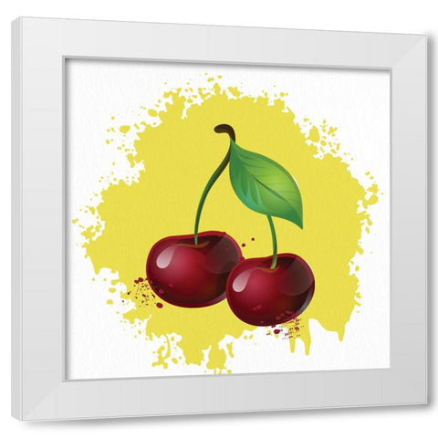 Summer Fruit 2 White Modern Wood Framed Art Print by Allen, Kimberly