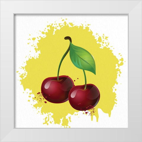 Summer Fruit 2 White Modern Wood Framed Art Print by Allen, Kimberly
