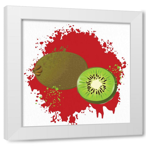 Summer Fruit 4 White Modern Wood Framed Art Print by Allen, Kimberly