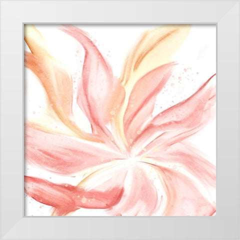 Spring 1 White Modern Wood Framed Art Print by Allen, Kimberly