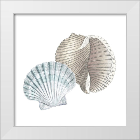 Seaside 4 White Modern Wood Framed Art Print by Allen, Kimberly