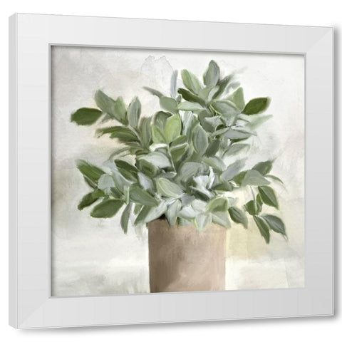 Radiance White Modern Wood Framed Art Print by Allen, Kimberly