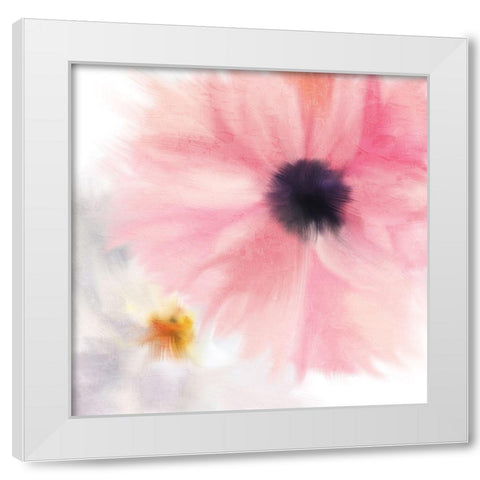 Pink Notes 2 White Modern Wood Framed Art Print by Allen, Kimberly